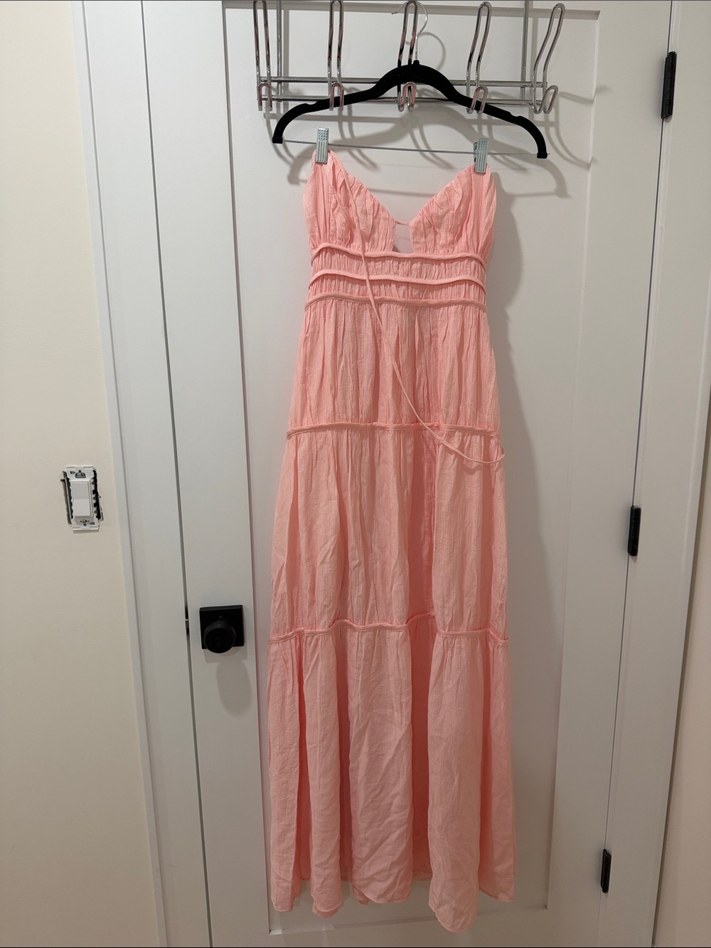 Windsor Pink Tiered Maxi Dress